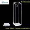 10mm 경로 길이,3.5ML,4 형광의 Polihsed Windows Quartz Cuvettes
