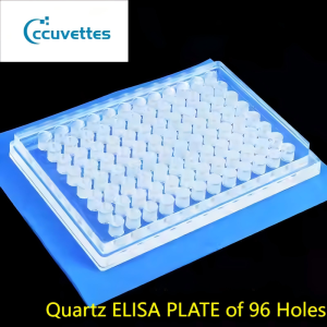 Quartz ELISA PLATE of 96 Holes