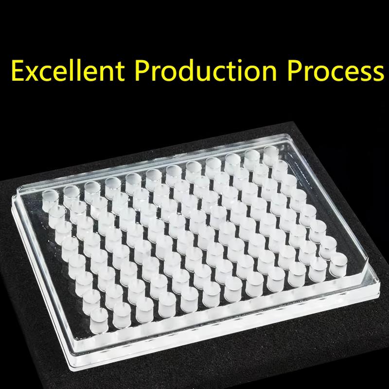 3 Quartz ELISA PLATE of 96 Holes