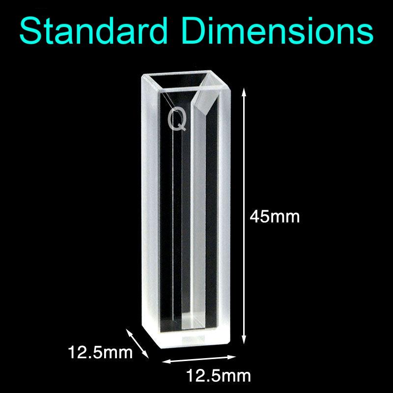 3 micro cuvette, 1.4ml capacity, 4mm slit width